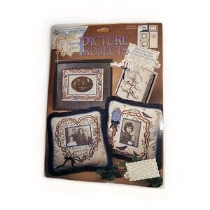 Vintage 1997 Daisy Kingdom Picture Projects "Family Tree" Fabric Kit - NEW